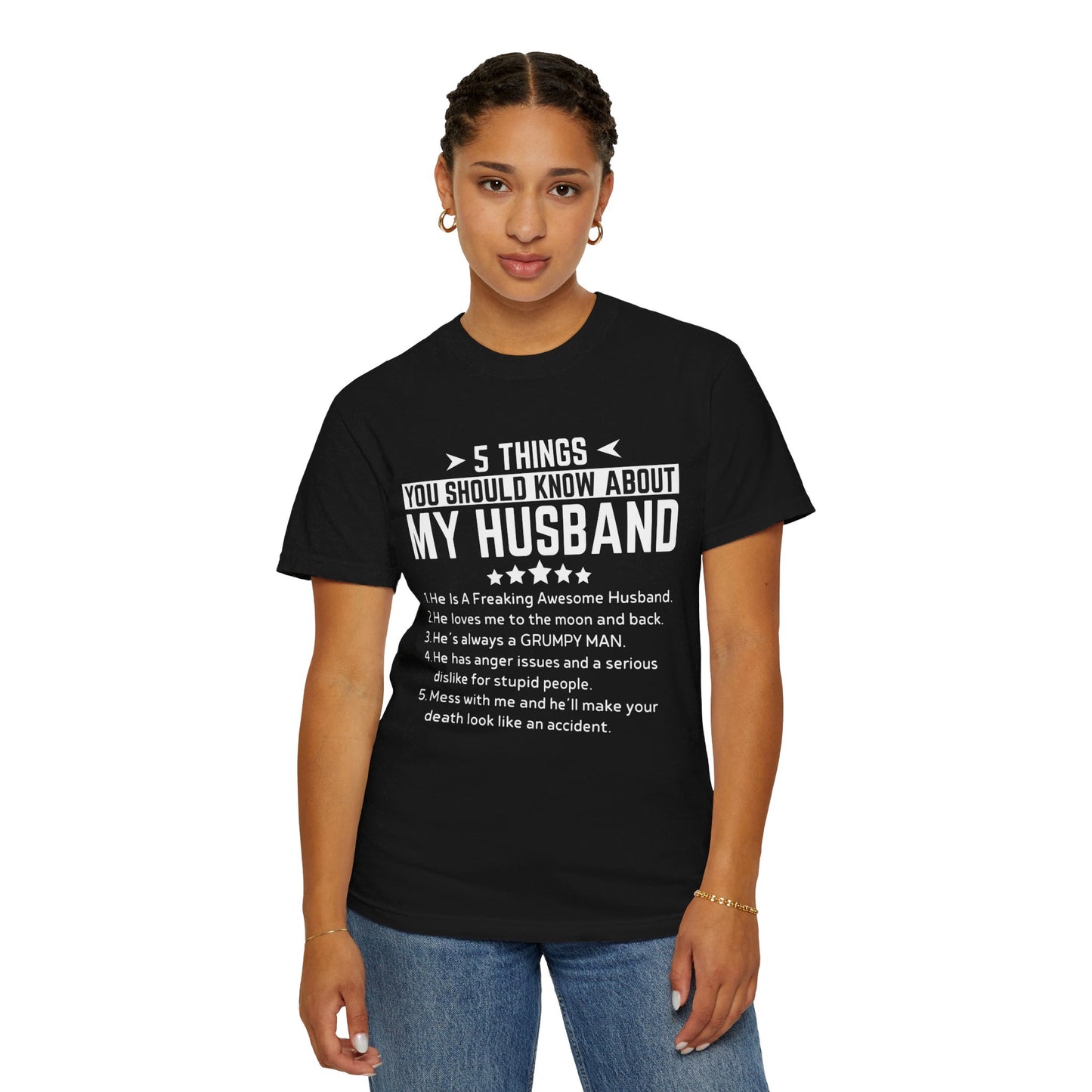 To My Wife | Unisex Garment-Dyed T-shirt