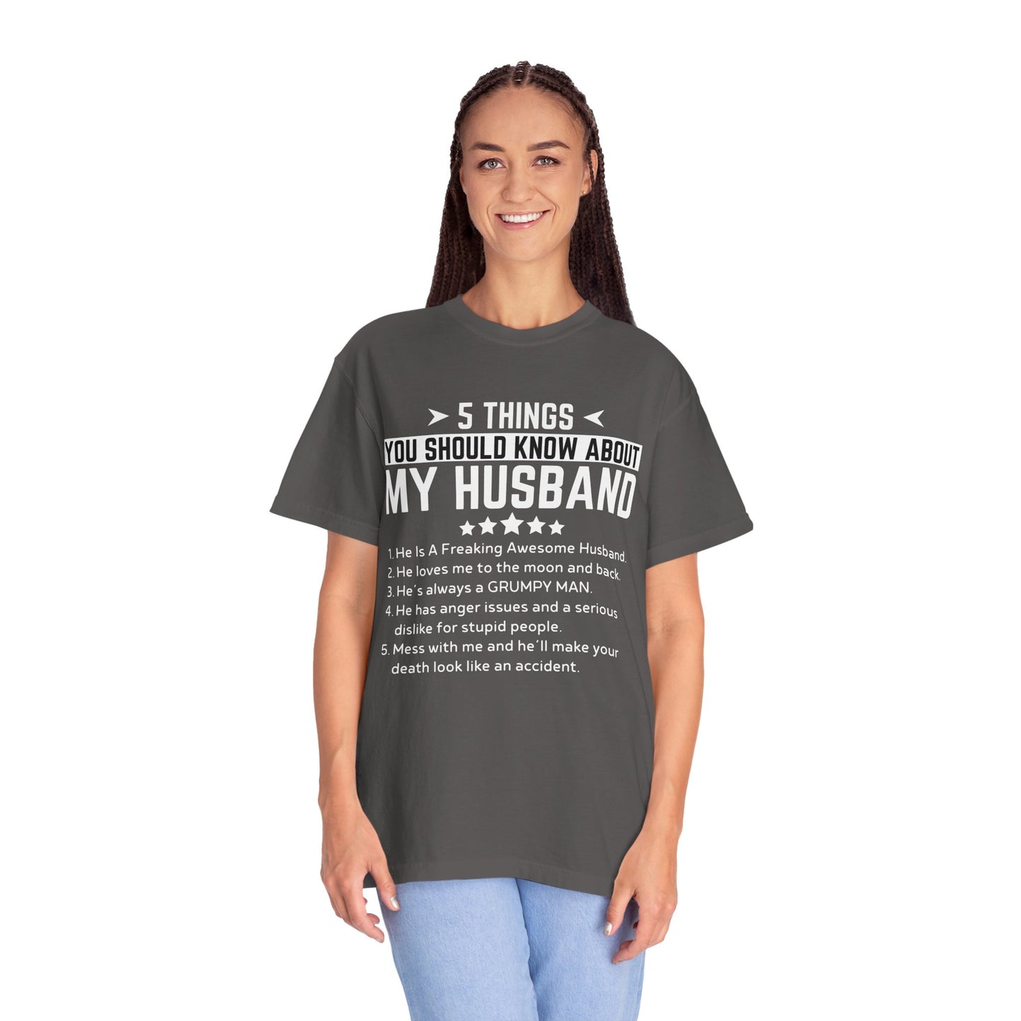 To My Wife | Unisex Garment-Dyed T-shirt